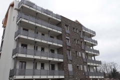 Cesano Maderno - condominio: intonacatura e finitura con malta fina secca